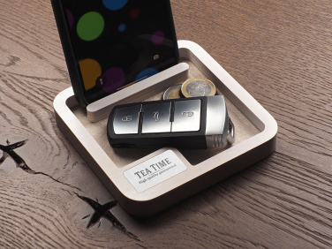 Logo trade advertising products image of: Wooden desk organiser 1846121