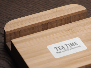 Logo trade promotional gifts picture of: Wooden telephone stand 1847292
