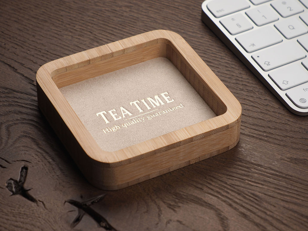 Logo trade advertising product photo of: Wooden desk organiser 1849292