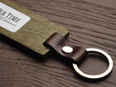 Logotrade promotional merchandise picture of: Wooden keyring 1853121