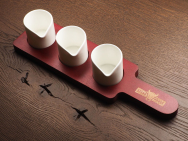 Logotrade promotional gifts photo of: Wooden 3 Shot Serving Board 1863121