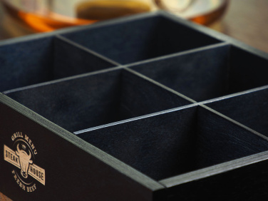 Logo trade business gifts image of: Wooden box 1870121