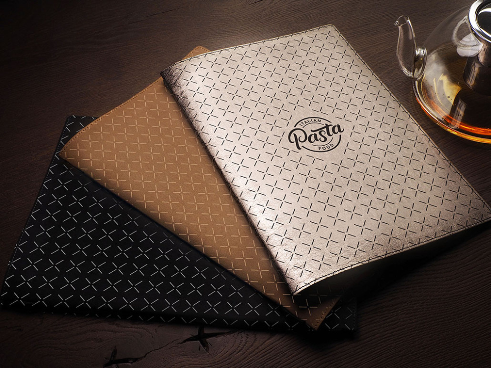 Logo trade promotional merchandise picture of: Menu cover Ambiente 1178294