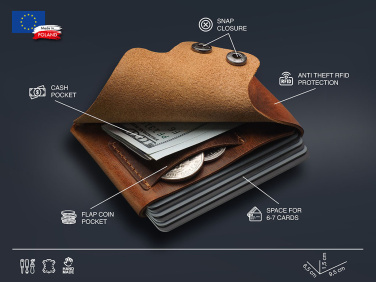 Logo trade promotional giveaways picture of: Wallet 384310