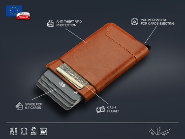 Logo trade promotional items image of: RFID wallet 593141