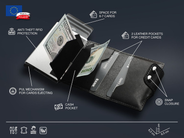 Logo trade promotional merchandise photo of: RFID wallet 1934141