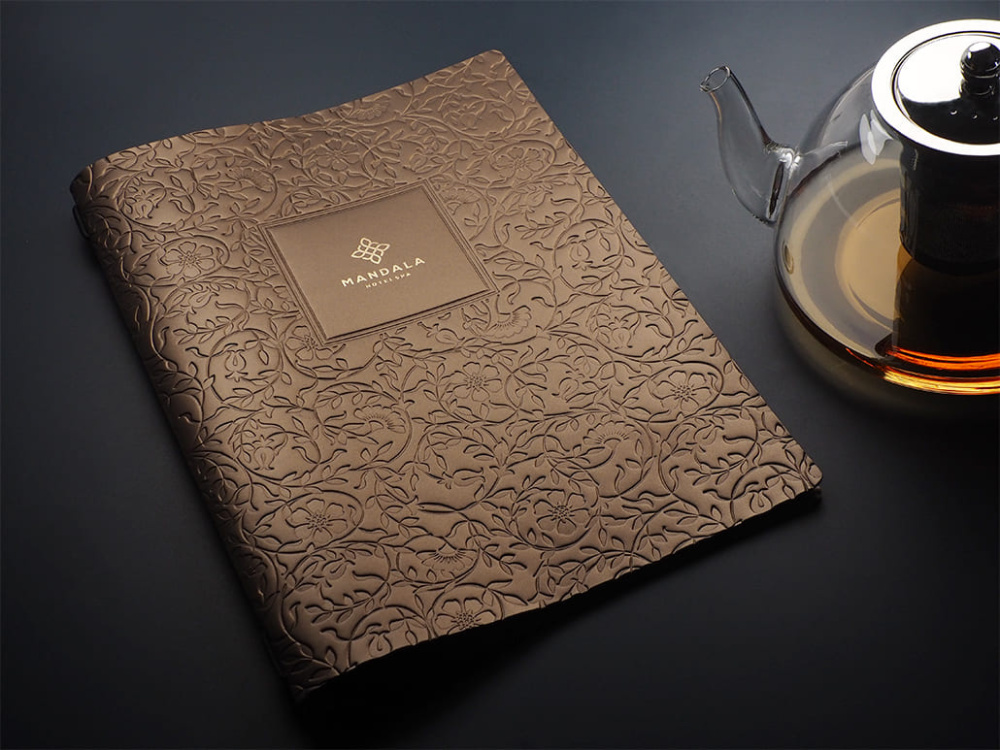 Logo trade business gifts image of: Menu cover Ambiente 1178336