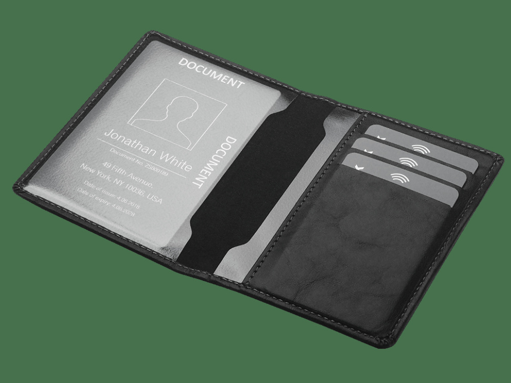 Logo trade business gifts image of: Document wallet 889329