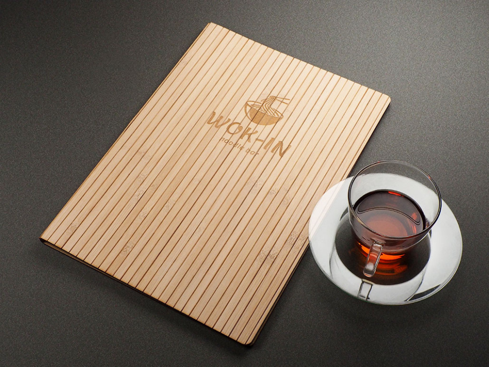 Logo trade promotional merchandise picture of: Menu cover Ambiente 1178145
