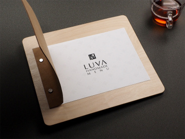 Logo trade promotional products image of: Menu cover 1211121