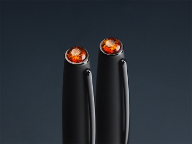 Logotrade promotional giveaways photo of: Amber Pen set  1235036