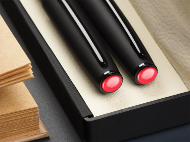 Logotrade promotional item picture of: Coral stone Pen set 1285036