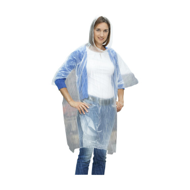 Logo trade promotional items picture of: Clear poncho/raincoat