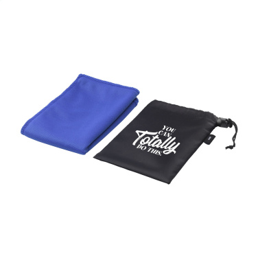 Logo trade promotional products image of: CoolDown RPET sports cooling towel