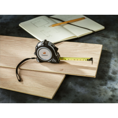 Logo trade promotional gifts picture of: Clark RCS Recycled 5 meter tape measure