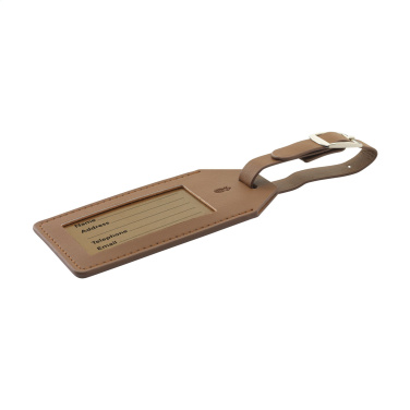 Logotrade promotional product image of: Vegan Pineapple Leather Luggage Tag