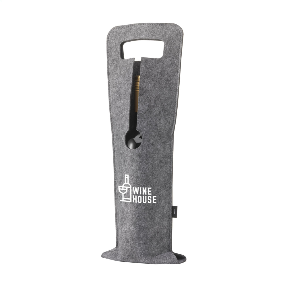 Logo trade promotional merchandise picture of: Wine Bag-to-Give GRS RPET