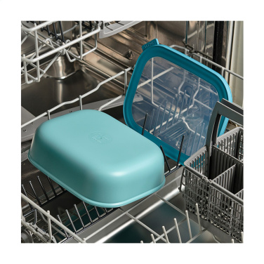 Logo trade promotional merchandise picture of: Mepal Cirqula multi use rectangular bowl 1 L lunchbox