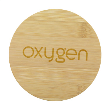 Logo trade promotional giveaways picture of: Bamboo Coaster Set