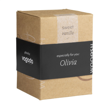 Logo trade promotional merchandise photo of: Wooosh Scented Candle Sweet Vanilla