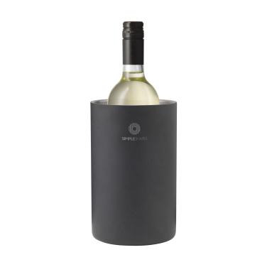 Logo trade corporate gifts image of: CoolSteel RCS Recycled Steel wine cooler