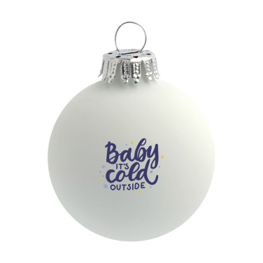 Logotrade promotional gift image of: Christmas Bauble Ø 6 cm - Made in Europe
