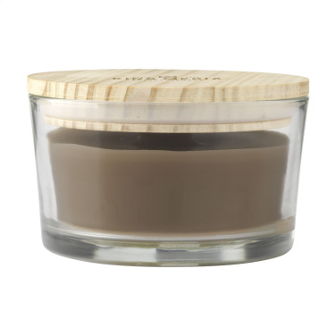 Logotrade promotional giveaway image of: Wooosh Flame Scented Candle Dark Amber