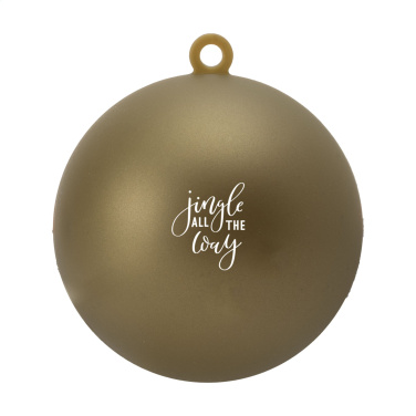 Logotrade promotional products photo of: Christmas Bauble Ø 7 cm Recycled PP - Made in Europe