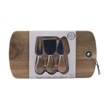 Logo trade promotional merchandise image of: Cheese Platter Set 4-pcs