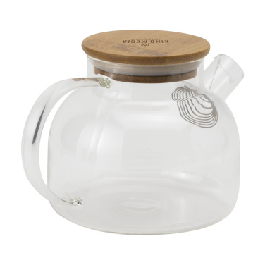 Logo trade corporate gift photo of: Teatime Glass Teapot