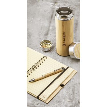 Logo trade advertising products picture of: Ebony Bamboo pen