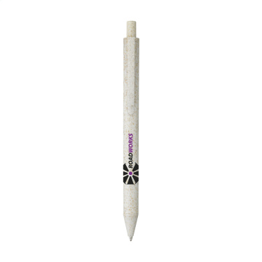 Logo trade business gifts image of: Wheat-Cycled wheat straw pen