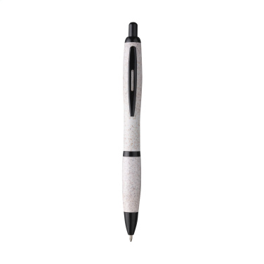 Logo trade promotional giveaway photo of: Athos Wheat-Cycled Pen wheat straw pen