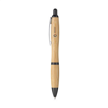 Logo trade promotional gifts image of: Athos Bamboo pen