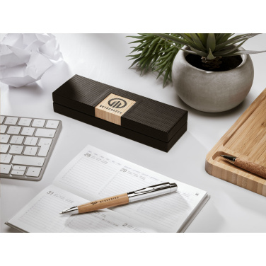Logo trade promotional items image of: Bamboo Pen Set pens