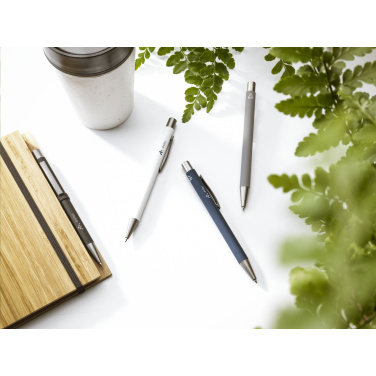 Logotrade advertising products photo of: Brady Soft Touch Recycled Alu pens