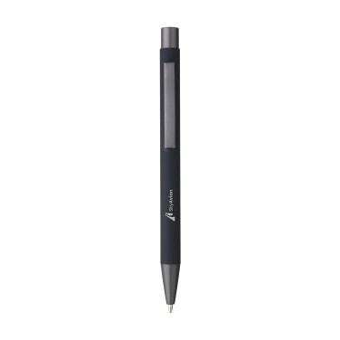 Logo trade promotional merchandise picture of: Brady Soft Touch Recycled Alu pens