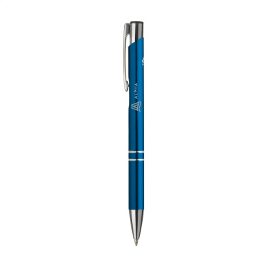Logo trade advertising products image of: Ebony Recycled Alu pens