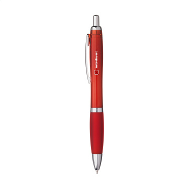 Logo trade business gifts image of: Athos Solid GRS Recycled ABS pen