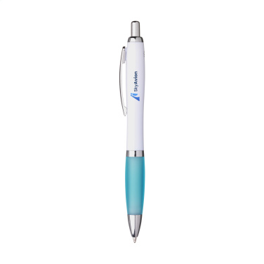 Logotrade promotional gift image of: Athos Trans GRS Recycled ABS pen