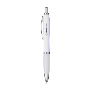 Logo trade promotional gifts image of: Athos Trans GRS Recycled ABS pen