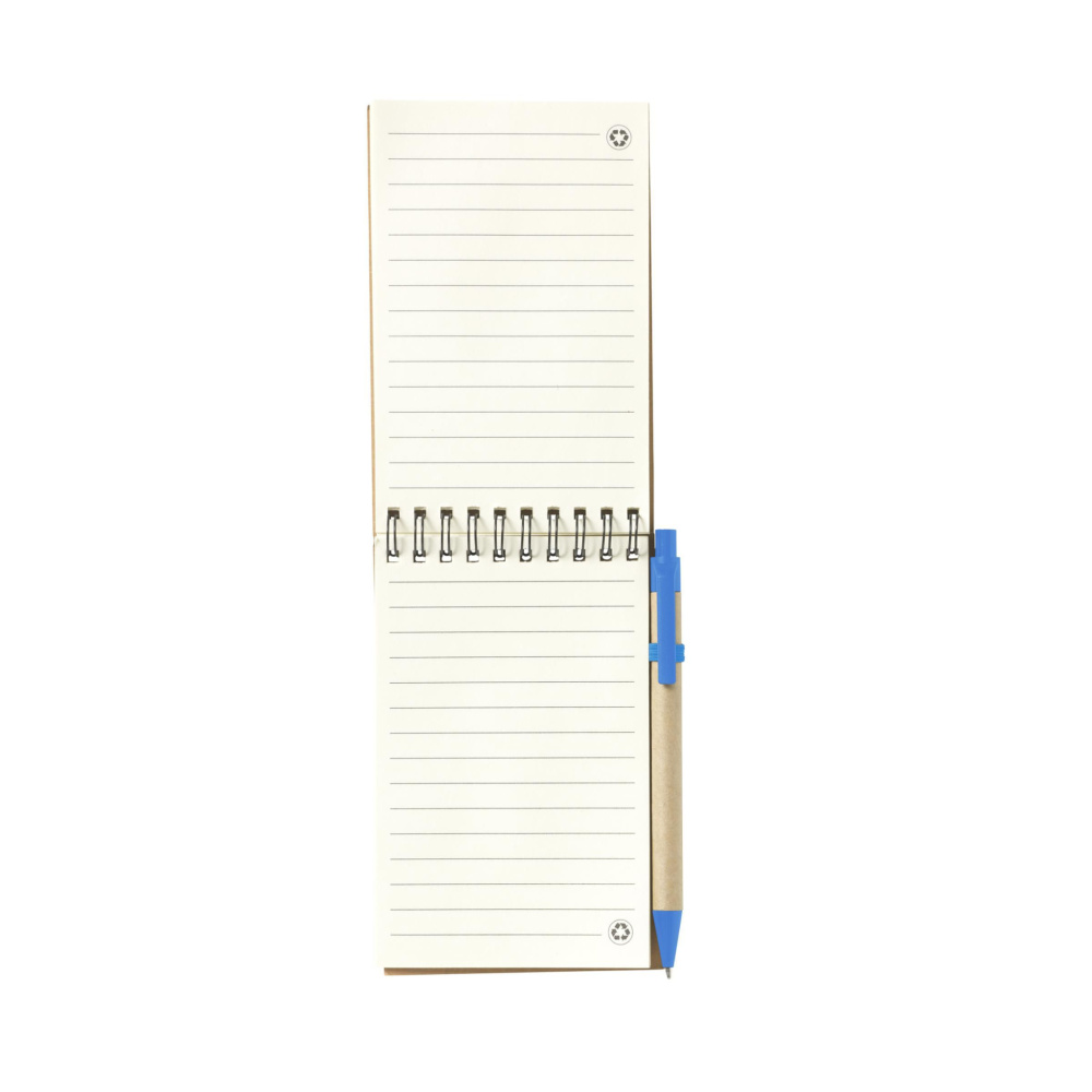 Logo trade promotional merchandise image of: RecycleNote-M Paper notebook