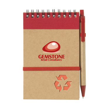 Logo trade promotional merchandise picture of: RecycleNote-M Paper notebook
