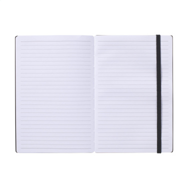 Logo trade corporate gifts picture of: Bamboo Journal Naked Spine Paper Notebook Black A5
