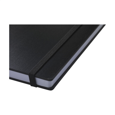 Logo trade promotional items image of: Bamboo Journal Naked Spine Paper Notebook Black A5