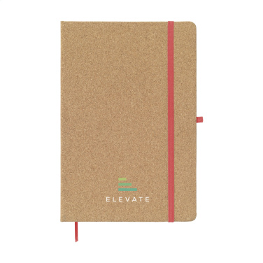 Logo trade corporate gifts picture of: CorkNote A5 Paper notebook