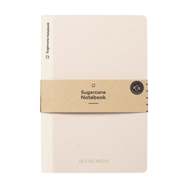 Logotrade promotional gift picture of: Sugarcane Paper Notebook A5