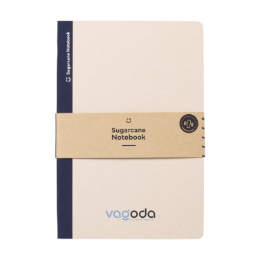 Logo trade business gifts image of: Sugarcane Paper Notebook A5