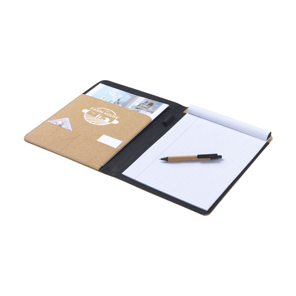 Logo trade corporate gift photo of: Eco Conference Cork A4 document folder