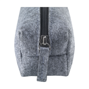 Logo trade promotional giveaways image of: Pencil Case GRS RPET Felt